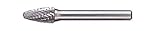 ムラキ MRA超硬バー 砲弾形 クロスカット φ6mm 19.1X25 CB3C108