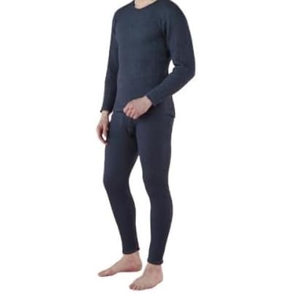 Amazon | ひだまり健康肌着 チョモランマ 紳士長袖丸首シャツ＋