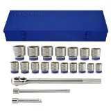 KT Pro Tools A6501MR 3/4" Drive 6-Point Socket Set [並行輸入品]