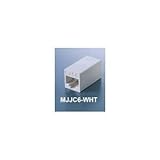 ヘラマンタイトン　LAN配線部材　中継アダプタJJ　Cat6　MJJC6-WHT　MJJC6-WHT