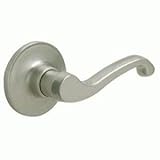 Schlage J Series Dexter by Schlage Satin Nickel Universal Turn-Lock Privacy Door Lever [並行輸入品]