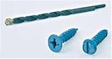 Greenlee LE320 .25-Inch by 2.25-Inch Tapcon Masonry Fasteners and Drill Bit, 100-Pack [並行輸入品]