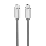 Acbands USB Type C ケーブル 【2m / グレー】 60W PD対応 高耐久編組ケーブル USB-C&USB-C たいぷし 急速 ケーブル【Xperia/Samsung/Galaxy/Pixel/iphone 15 スマホ タブレット 等対応 】