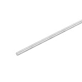 uxcell 304ステンレス鋼丸棒 5mm x 400mm 固体シャフトロッド DIYクラフトモデル カー ヘリコプター 飛行機用 1個