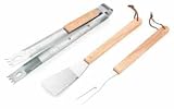 KitchenWorthy 3 Piece BBQ Tool Set [並行輸入品]