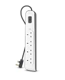 Belkin BSV400af2M 4ウェイ/ 4プラグ2mサージ保護エクステンションリードストリップ - ホワイト