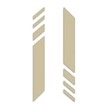 ForzaGroup ストライプ カッティングステッカー ライン 線 車 バイク ヘルメット 屋外耐候 左右1本ずつ 2本セット (23cm×2.7cm ベージュ)
