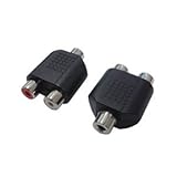 （まとめ）変換名人 AVプラグ RCA（メス）2P to 3.5mm（メス）ステレオ AV／RCA2J-35JS（2P）【×20セット】