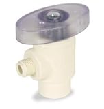 King Brothers Inc. CAV-0500-38T 1/2-Inch Slip by 3/8-Inch NTP PXL CPVC Quarter Turn Angle Supply Val