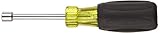 Jonard ND-630516 Hollow Shaft Nut Driver with Cushion Gripped Ergonomic Yellow Handle, 5/16" Hex, 7"