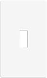 GE単一スイッチ壁プレート、ホワイト40215