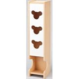 日本製 トイレラック ツートンカラー トイレットペーパー5個収納可能 スリム ラック 収納 トイレットペーパー トイレラック 代引不可