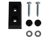 アイテック ふすま戸当り 黒 KFYT351-1 1個