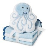 Circo' Newborn Boys' Wascloth Set With Scrubbie - Blue by Circo
