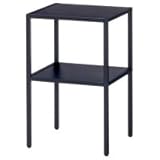 イワサキ 電話台 幅450×奥行400×高さ700mm サテンブラック 1台