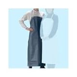 ターポリン胸付前掛 紺/L 1900