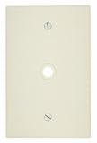 Leviton 2-gangデュプレックスデバイスコンセントウォールプレート 80513-T 1