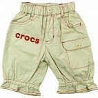 ♪2013夏物♪ 【ベビー女児】 【CROCS】 カプリパンツ 【D-CRB3-1731】 (90cm, B)