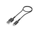 多摩電子工業 ロングライフケーブル USB-A-Type-C 急速充電対応 ケーブル長0.5m ブラック TH223CA05K