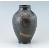 竹中銅器　94-02　合金製花瓶　夏目形　常磐(ときわ)