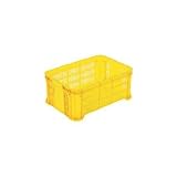 岐阜プラスチック工業:リス MB型メッシュコンテナーMB-215B 黄 MB-215B Y 型式:MB-215B Y