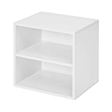 【グリーン&ゴールド 】棚 本棚 カラーボックス キューブボックス 収納 オープン ラック 木製 組み立て簡単 家具 DIY 自由组合 2段