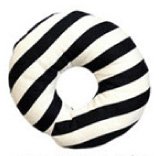 ESMERALDA ドーナツ枕 (ブラックストライプW)ain01blｽﾄﾗｲﾌﾟ