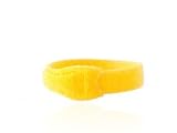 Velcro Cable Tie, One wrap Strap, 3" Bundle Diameter, 0.5" Width, 12" Length, Yellow [並行輸入品]