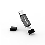 GIGASTONE 128GB デュアル Flash USB メモリ Z40 USB 3.2 Gen 1, 2-in-1 Type-A & Type-C, 100MB/s超高速転送 保護キャップ付き プラグ＆プレイ PC/Mac/スマホ/テレビ/車載対応 USB 2.0 / 3.0 / 3.1 対応