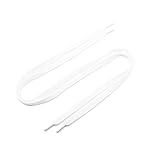 [Morgen] 靴紐 靴ひも, シューレースコットン 平型くつひも, 解けない靴紐 4*140cm 白 [2足分]