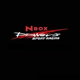 エヌボックス N-BOX 車のステッカー 1枚車用ライトアイブロウステッカー、ボンネット ステッカー スポーツマインドレターフロントカバーステッカー 車体装飾車のステッカー車のヘッドライトデカール (白赤, エヌボックス N-BOX) [並行輸入品]