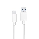 FIDAC USB Type C ケーブル USBケーブル 3.1 Gen2 10Gbps 高速データ転送 PD (1m, 白)
