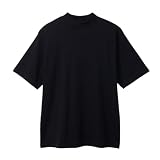[ヘインズ] アンダーシャツ 半袖 綿100％ 1P ザ リラックス リラックス フィット モックネックTシャツ インナーウェアメンズ HM1-D205-090-L