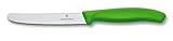 Victorinox Swiss Classic 4-1/2-Inch Utility Knife with Round Tip, Green Handle [並行輸入品]