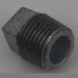 Worldwide Sourcing 1/8 Black Malleable Plug B291 6 by WORLDWIDE SOURCING