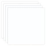 Rimikuru シリコンゴムシート 厚さ 1mm 2mm 3mm 4枚セット 白 透明 シリコンシート シリコンマット 耐熱 滑り止め (100mm×100mm×厚さ2mm)