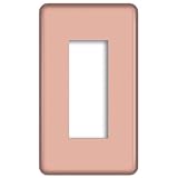 CASEMAKER コンセント/スイッチプレート共通タイプ 【フルカラー(モダン)プレート互換品】【1連3コ用 型番WN6003】 カラーパレット(和色) 02番虹色 パナソニック互換品