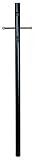 Exteriors Z8794-07 Smooth Direct Burial Post with Photocell and Convince Outlet, 84, Rust by Exterio