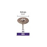 DREMEL (ドレメル） 仕上げ用研磨バフ 【先端径31.8】 （シャンク径3.2mm） 801