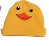 Baby / Infant Fleece Critter Hats ~ Chapeau Pour Enfant : Dog, Panda, Puppy, and Duck (Duck) by Ange
