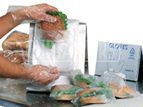Elkay Plastics DP6562 Flip Top Saddle Pack Deli Bag 6 1/2 x 6 1/4 + 1 LP + 2 FB Clear (Pack of 2000)