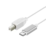 USB Type Cプリンター ケーブル USB C to B プリンターケーブル USB 2.0 Type C to USB 2.0 Bオス プリンターケーブル スキャナーケーブルプリンターケーブル to USB C MIDIケーブル 高耐久性 タイプCオス - タイプBオス FOR MacBook Pro PC 電子ピアノ オーディオインターフェースなど用