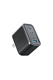 Anker Nano Charger (70W, 3ポート) ブラック PD対応 PSE適合 折りたたみ式プラグ MacBook iPhone Android ノートPC対応