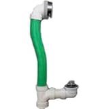 Watco FLEX924-LT-PVC-CP Lift & Turn Flexible PVC with Schedule 40 Sanitary Tee, Chrome Plated by Wat