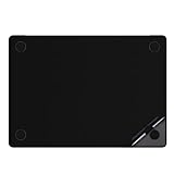 IMMOENUC ノートパソコンC面ステッカー 適用2024 2023 2021年モデル Macbook Pro 14 M4 M3 M2 M1 Pro/Max A3112 A3401 A3185 A2992 A2918 A2779 A2442 チップ搭載14インチノートパソコン保護シール 黒 (パームレストととトラックパッ-ド)