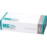 フォーカス　ＭＧプラスチックグローブSELECT　粉なし　半透明　1箱（100枚）　Lサイズ