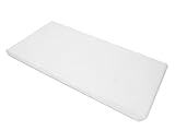 American Baby Company Cotton-Polyester Blend Standard Day Care Nap Mat Sheet White 24 x 48 x 4 [並行輸入