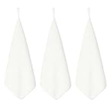 [HOOMCOOM] キッチンタオル キッチンクロス 手拭きタオル ループ付き 3枚セット 布巾 台拭き 食器拭き マイクロファイバー 厚手