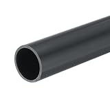 uxcell PVC剛性丸パイプ 28.2mm 内径 32mm 外径 330mm/13" ダークグレー 高衝撃性 用途：水道管 クラフト ケーブルスリーブ