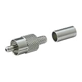 ジェフコム RCA型ピンプラグ(半田・圧着タイプ) 適合ケーブル:3C-2V、3C-FV 2個入 LRCA-3C